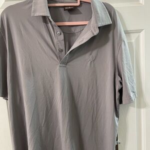 Men's Oscar Jacobson Gray Polo Shirt size XL